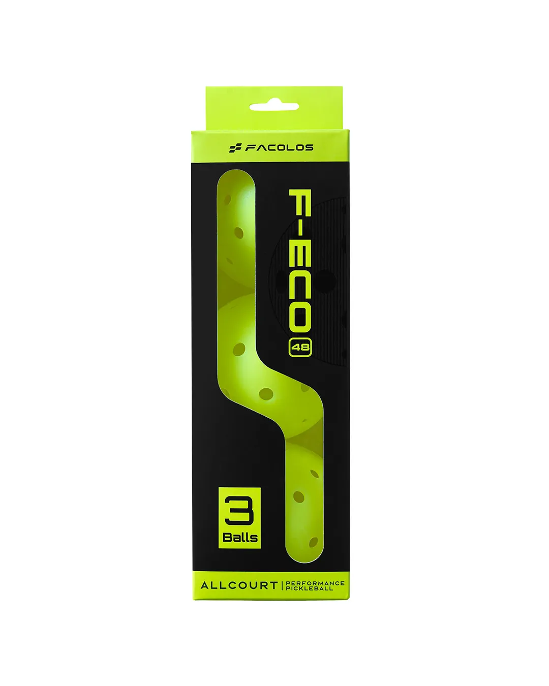 Facolos Pickleball All Court F-Eco 48 Durable Ball