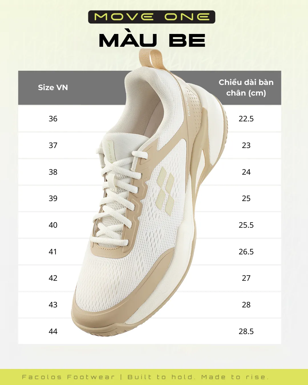 Facolos Pickleball Performance MOVE ONE Shoes