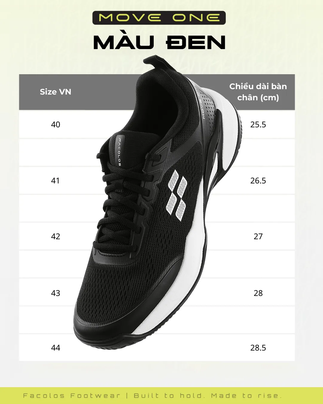 Facolos Pickleball Performance MOVE ONE Shoes