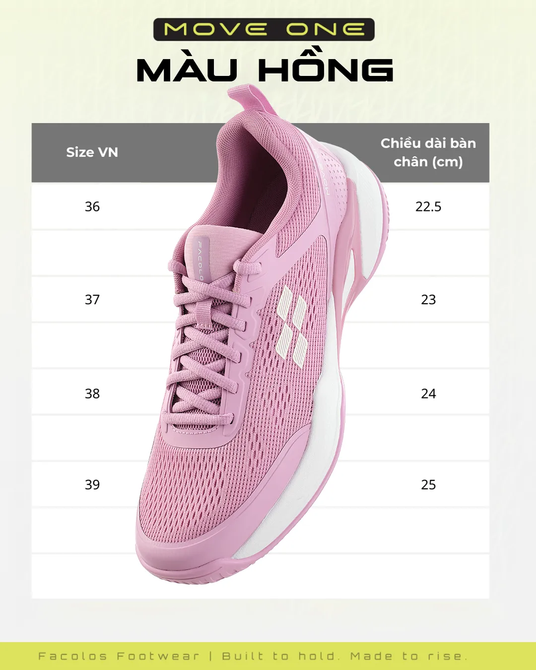 Facolos Pickleball Performance MOVE ONE Shoes