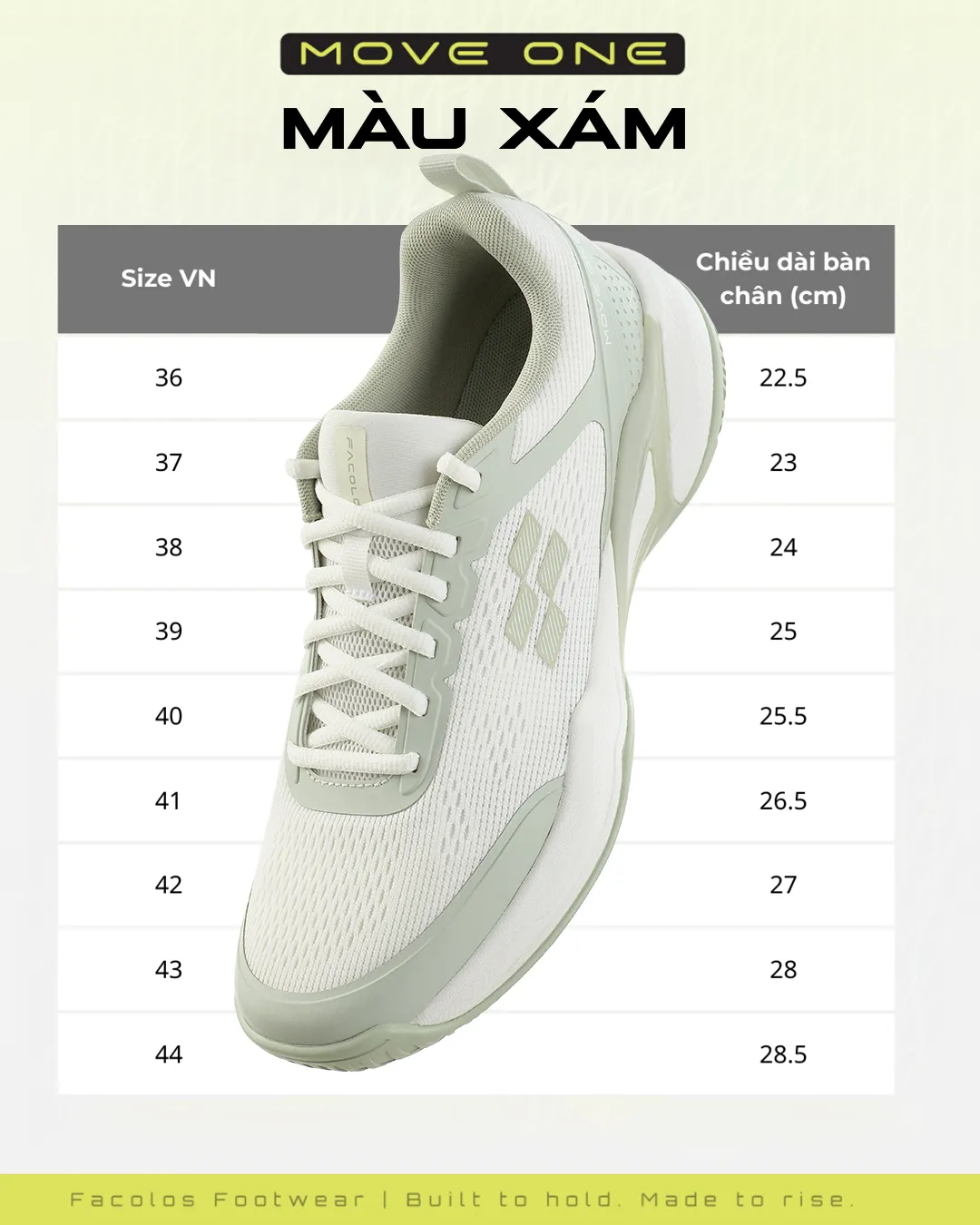 Facolos Pickleball Performance MOVE ONE Shoes