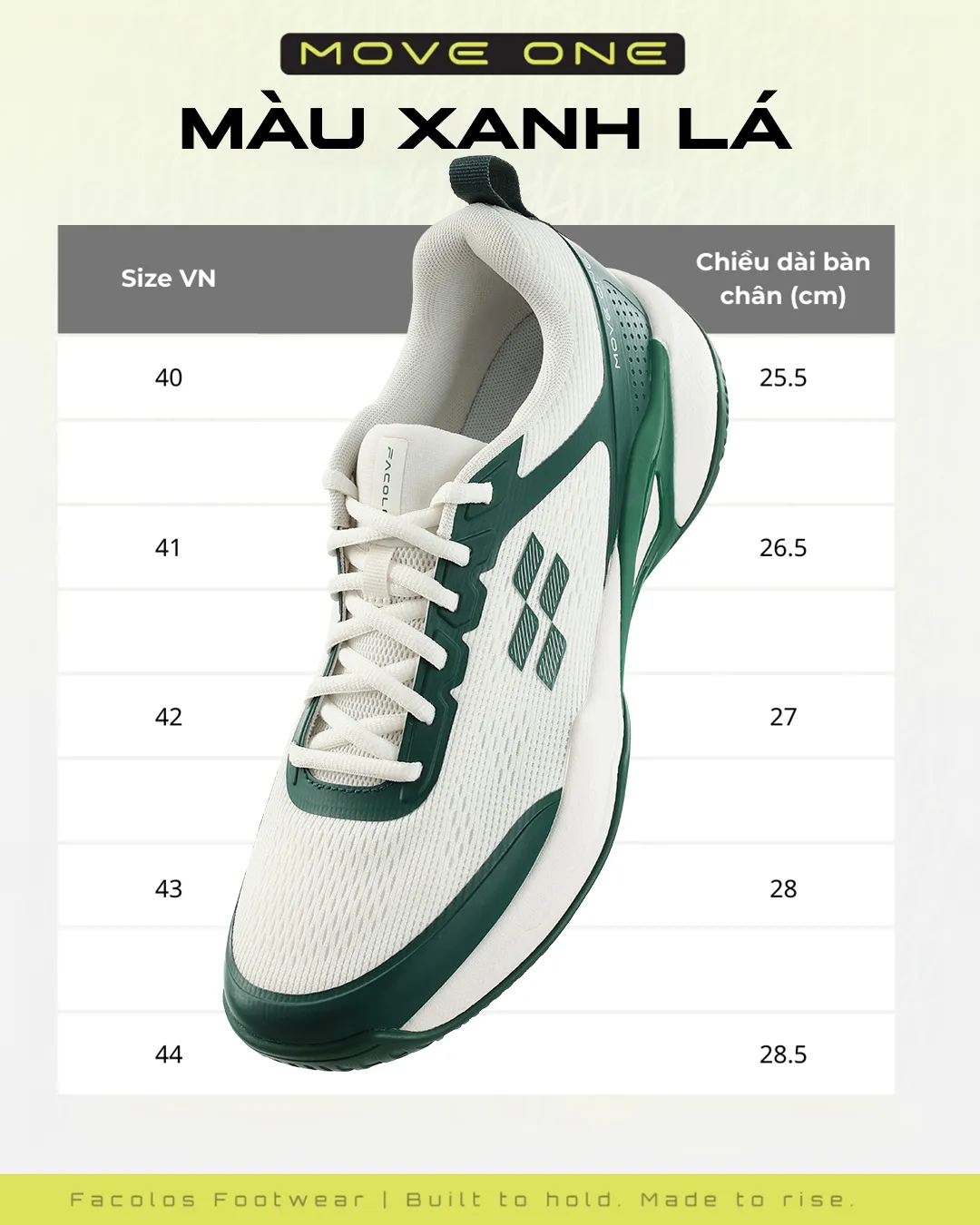 Facolos Pickleball Performance MOVE ONE Shoes